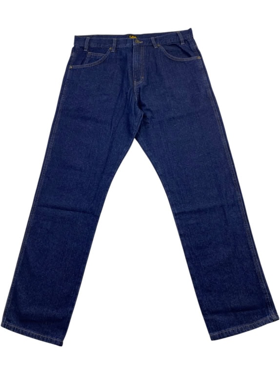 LEE ΠΑΝΤΕΛΟΝΙ JEANS VINTAGE ΛΟΓΟΤΥΠΟ ΜΠΛΕ ΣΚΟΥΡΟ ΑΝΔΡΙΚΟ L