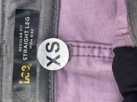 LEE PANTALONI A ZAMPA VIOLA DONNA PRE OWNED XS