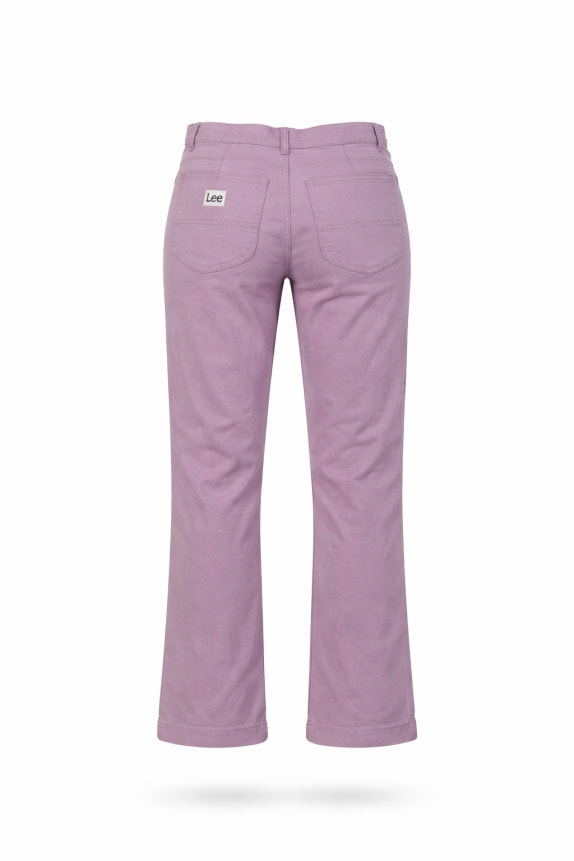 LEE FLARED PANTS PURPLE WOMENS PRE OWNED XS