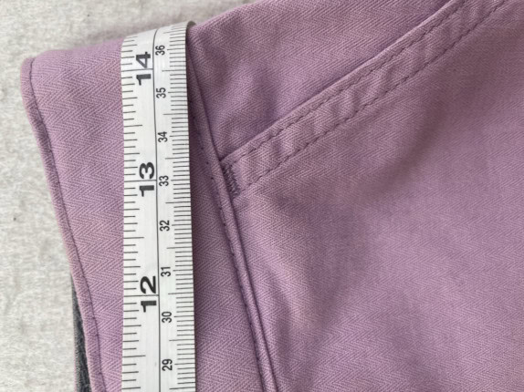 LEE PANTALONI A ZAMPA VIOLA DONNA PRE OWNED XS