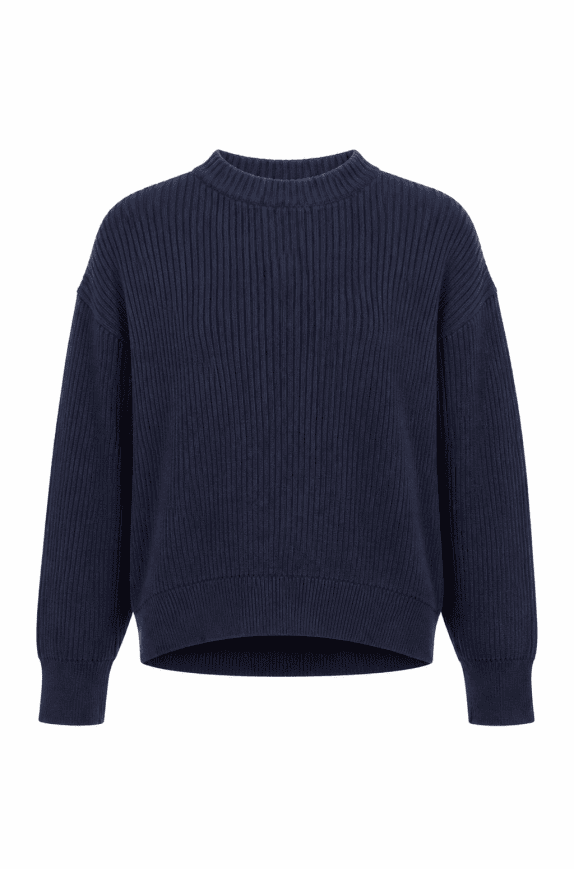 LEE KNIT SWEATER RIBBED NAVY UNISEX PRE OWNED XL