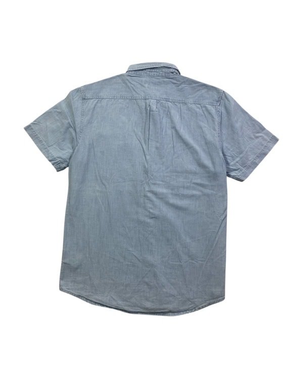 Lee Πουκάμισο Casual Indigo Logo Γαλάζιο Ανδρικό L