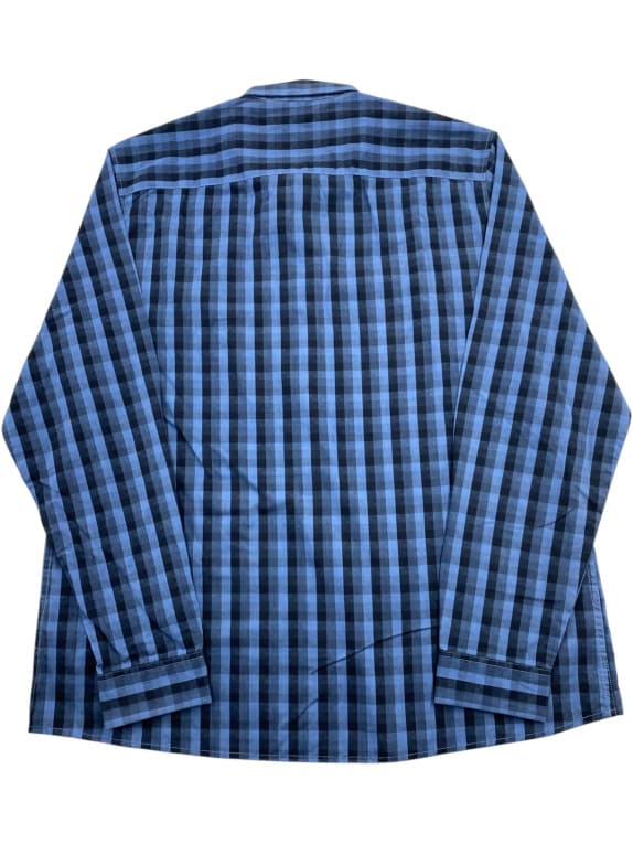 LEE ΠΟΥΚΑΜΙΣΟ SLIM FIT ΜΕ ΚΑΡΟ ΜΟΤΙΒΟ ΜΠΛΕ/ΜΑΥΡΟ ΑΝΔΡΙΚΟ XXL