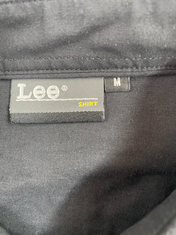 LEE Πουκάμισο Western Μακρυμάνικο Λογότυπο Μαύρο Γυναικείο M