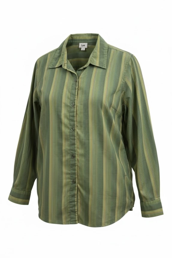 LEE ΡΙΓΕ ΠΟΥΚΑΜΙΣΟ CLASSIC OLIVE ΓΥΝΑΙΚΕΙΟ PRE OWNED M
