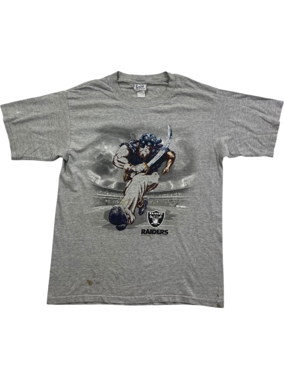 Lee Sport Oakland Raiders T-Shirt Γκρι Graphic Ανδρικό L