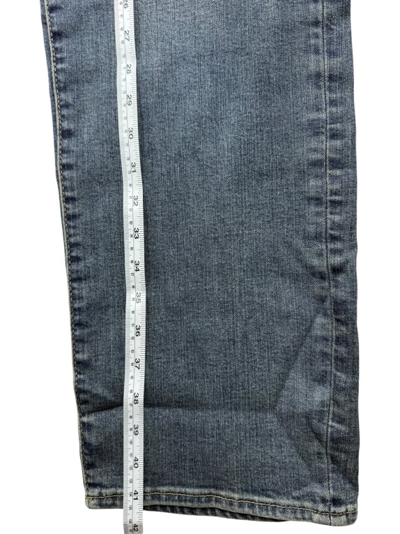 Lee Extreme Motion Straight Taper Jeans Logo Blue Men’s 2XL
