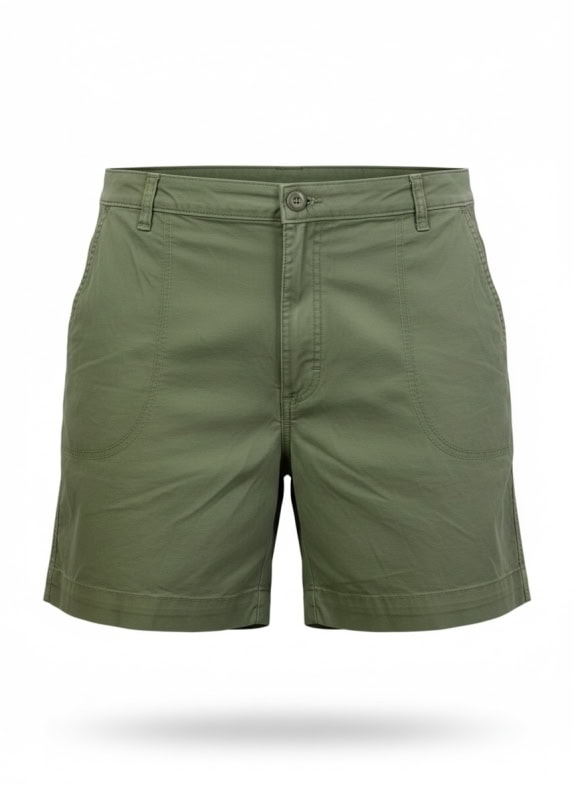 LEE Βερμούδα Chino Casual Χακί Γυναικεία XXL