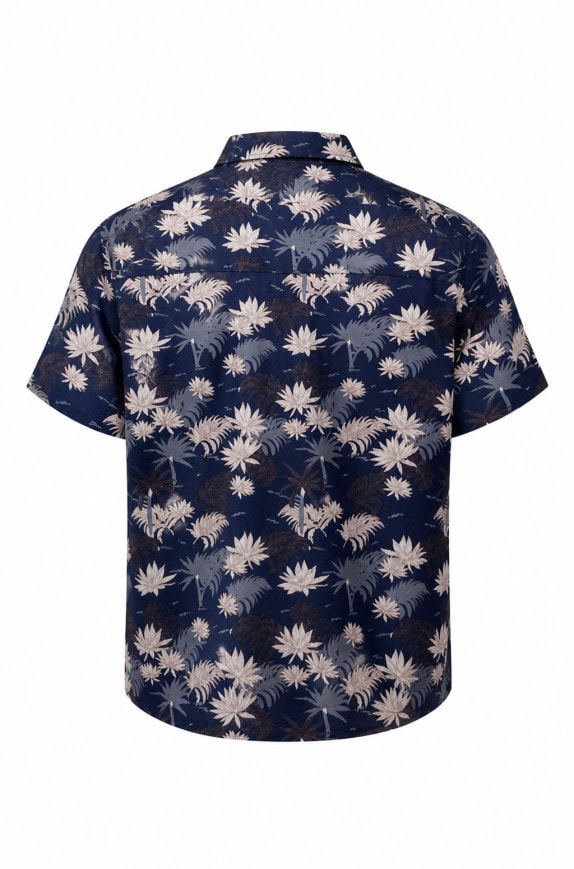 LEVEL TEN DESIGN ΠΟΥΚΑΜΙΣΟ ALOHA ΜΠΛΕ ΑΝΤΡΙΚΟ PRE OWNED L