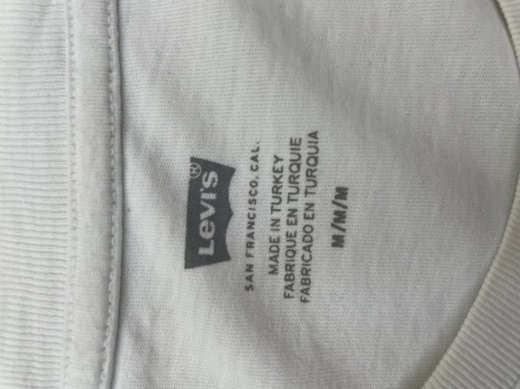 LEVI S ΓΡΑΦΙΚΟ T SHIRT ΛΕΥΚΟ ΑΝΤΡΙΚΟ PRE OWNED M