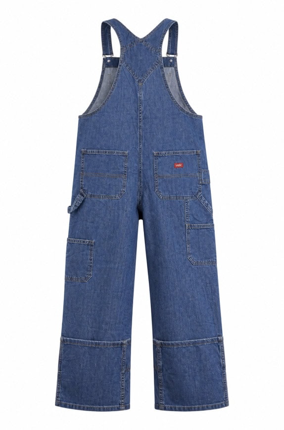 DICKIES DENIM JUMPSUIT WORKWEAR BLUE WOMENS PRE OWNED M