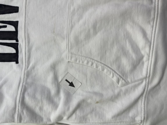 LEVI STRAUSS HOODIE GRAPHIC OFF WHITE MEN PRE OWNED M