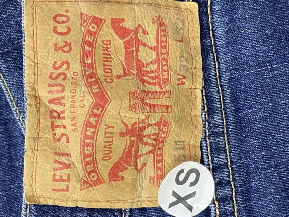 LEVI STRAUSS JEANS CLASSIC BLUE WOMEN PRE OWNED XS