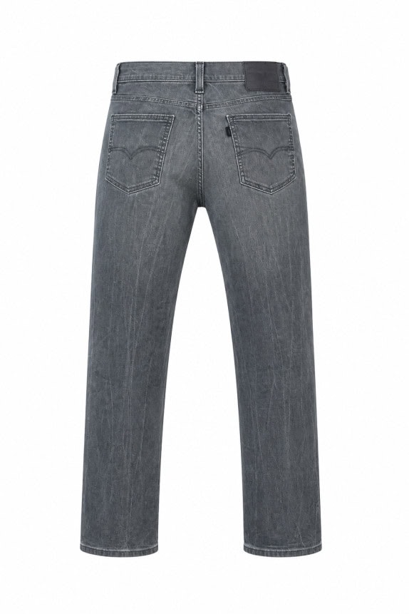 LEVI STRAUSS JEANS WASHED CHARCOAL MENS PRE OWNED L