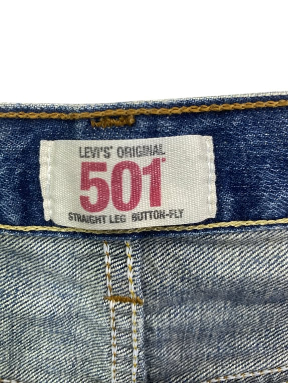 LEVI'S 501 ΤΖΙΝ ΒΕΡΜΟΥΔΑ VINTAGE ΜΕ ΚΟΥΜΠΙΑ ΜΠΛΕ UNISEX L
