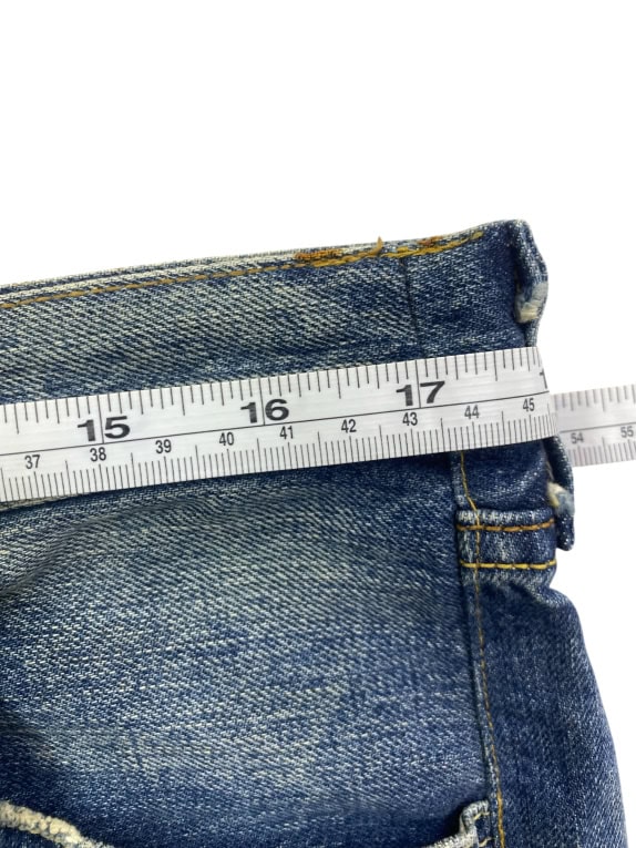 LEVI'S 501 ΤΖΙΝ ΒΕΡΜΟΥΔΑ VINTAGE ΜΕ ΚΟΥΜΠΙΑ ΜΠΛΕ UNISEX L