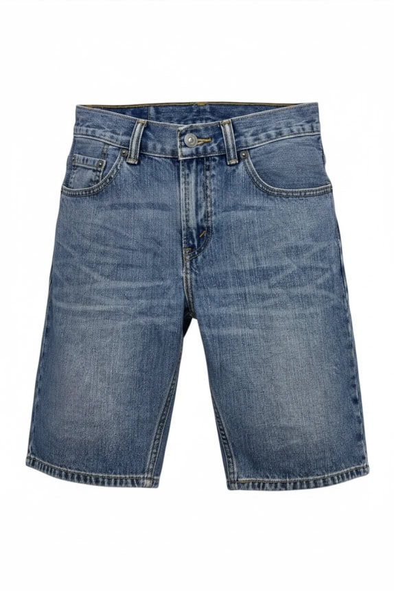 LEVI'S 505 DENIM SHORTS ΜΠΛΕ UNISEX XS