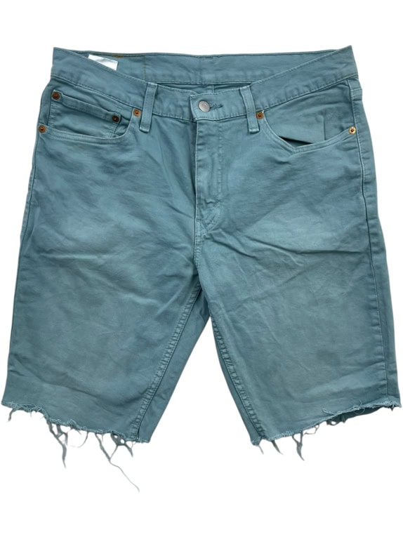 LEVI'S 511 DENIM ΣΟΡΤΣ CUT-OFF ΠΡΑΣΙΝΟ-ΜΠΛΕ UNISEX M