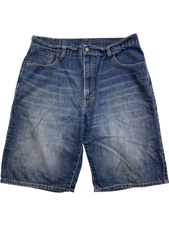 LEVI'S 569 DENIM SHORTS LOOSE STRAIGHT ΜΠΛΕ UNISEX XL