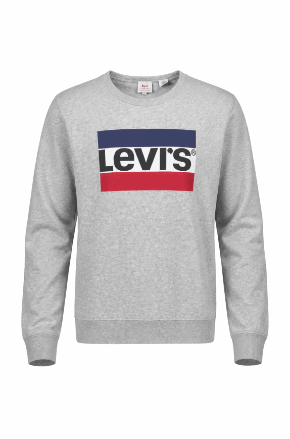 LEVIS CREWNECK CLASSIC ΓΚΡΙ ΑΝΤΡΙΚΟ PRE OWNED XL