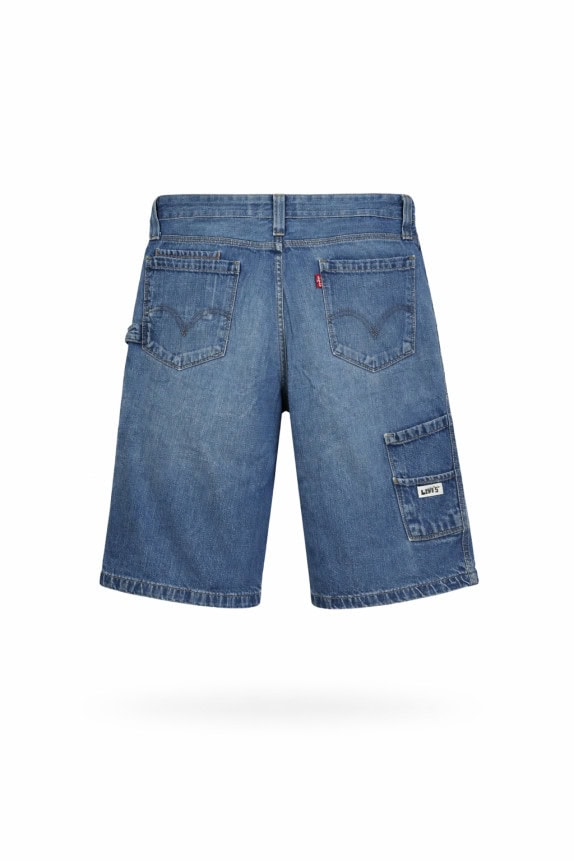 LEVIS 90s DENIM BERMUDA VINTAGE BLUE UOMO PRE OWNED L