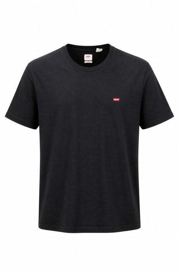 LEVIS T SHIRT GRAFICA NERO UOMO PRE OWNED L