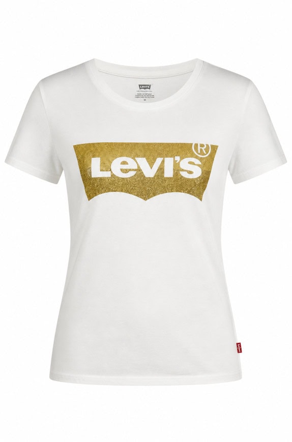 LEVIS GRAPHIC TEE MINIMAL OFF WHITE WOMEN PRE OWNED M