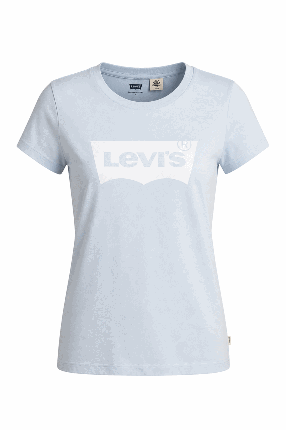 LEVIS ΓΥΝΑΙΚΕΙΟ T SHIRT GRAPHIC ΑΝΟΙΧΤΟ ΓΑΛΑΖΙΟ ΓΥΝΑΙΚΕΙΟ PRE OWNED M