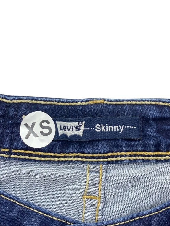 LEVIS JEANS MINIMAL DARK BLUE ΓΥΝΑΙΚΕΙΟ PRE OWNED XS