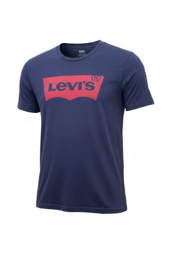 LEVIS T SHIRT GRAFICA CLASSIC NAVY UOMO PRE OWNED S
