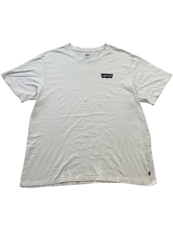 LEVIS ΚΟΝΤΟΜΑΝΙΚΗ ΜΠΛΟΥΖΑ MINIMAL ΥΠΟΛΕΥΚΟ ΑΝΤΡΙΚΟ PRE OWNED L