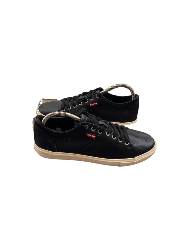 LEVIS LOW TOP SNEAKERS MINIMAL ΜΑΥΡΑ UNISEX PRE OWNED EU 41