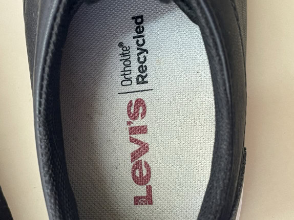 LEVIS LOW TOP SNEAKERS MINIMAL ΜΑΥΡΑ UNISEX PRE OWNED EU 41
