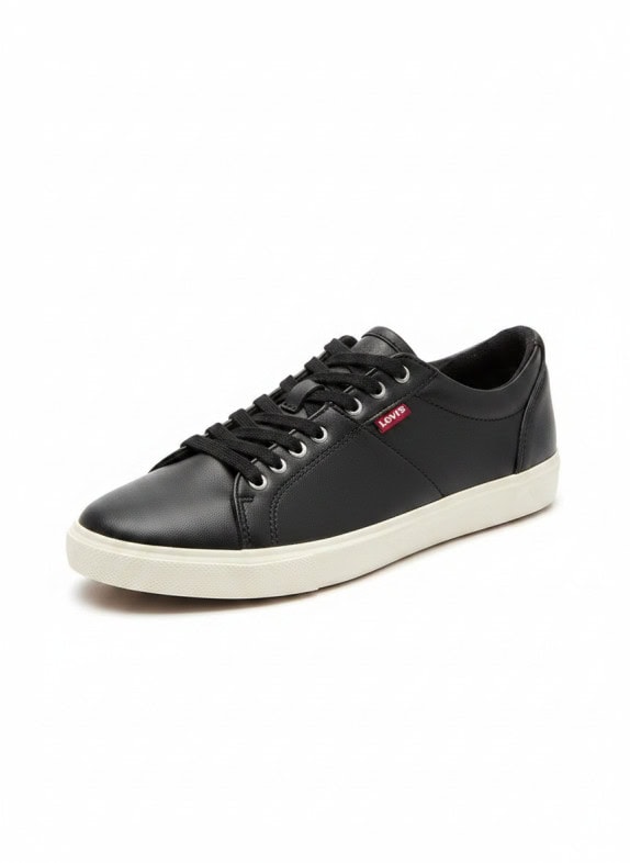 LEVIS LOW TOP SNEAKERS MINIMAL ΜΑΥΡΑ UNISEX PRE OWNED EU 41