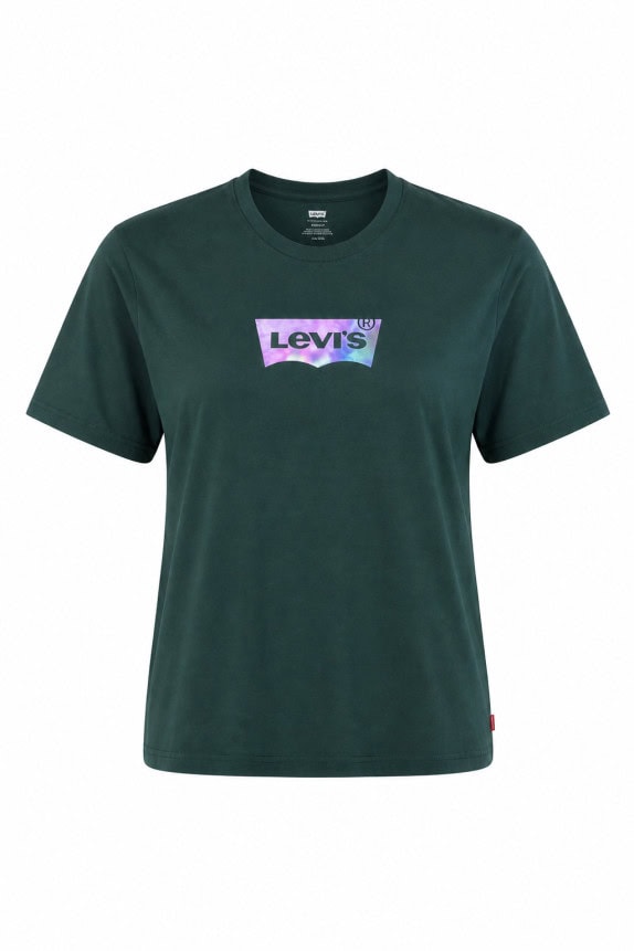 LEVIS ΜΠΛΟΥΖΑ GRAPHIC ΣΚΟΥΡΟ ΠΡΑΣΙΝΟ ΓΥΝΑΙΚΕΙΟ PRE OWNED XL