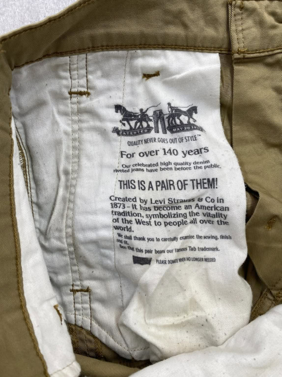 LEVIS ΠΑΝΤΕΛΟΝΙ CARGO UTILITY ΧΑΚΙ ΑΝΤΡΙΚΟ PRE OWNED L