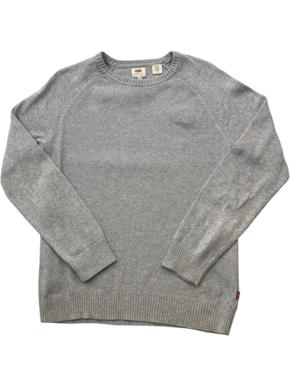 LEVIS ΠΛΕΚΤΟ ΠΟΥΛΟΒΕΡ MINIMAL ΓΚΡΙ ΑΝΤΡΙΚΟ PRE OWNED S