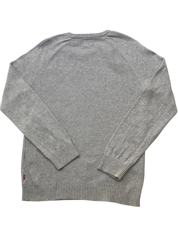 LEVIS ΠΛΕΚΤΟ ΠΟΥΛΟΒΕΡ MINIMAL ΓΚΡΙ ΑΝΤΡΙΚΟ PRE OWNED S