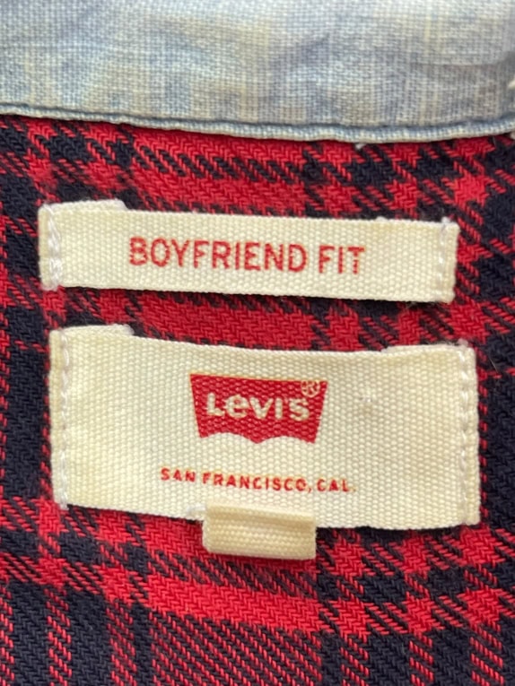 LEVI'S ΠΟΥΚΑΜΙΣΟ BOYFRIEND FIT ΚΑΡΟ ΚΟΚΚΙΝΟ ΑΝΔΡΙΚΟ M