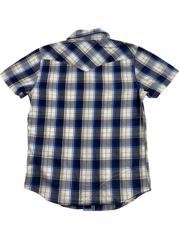 LEVI'S ΠΟΥΚΑΜΙΣΟ ΚΟΝΤΟΜΑΝΙΚΟ CHECKED WESTERN STYLE ΜΠΛΕ ΓΥΝΑΙΚΕΙΟ SMALL