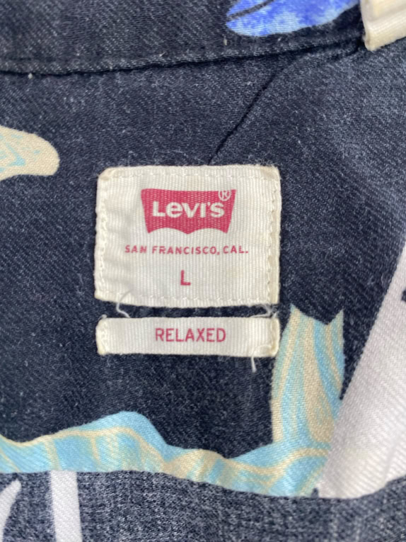 LEVI'S ΠΟΥΚΑΜΙΣΟ ΜΕ FLORAL ΜΟΤΙΒΟ ΜΑΥΡΟ ΑΝΔΡΙΚΟ L