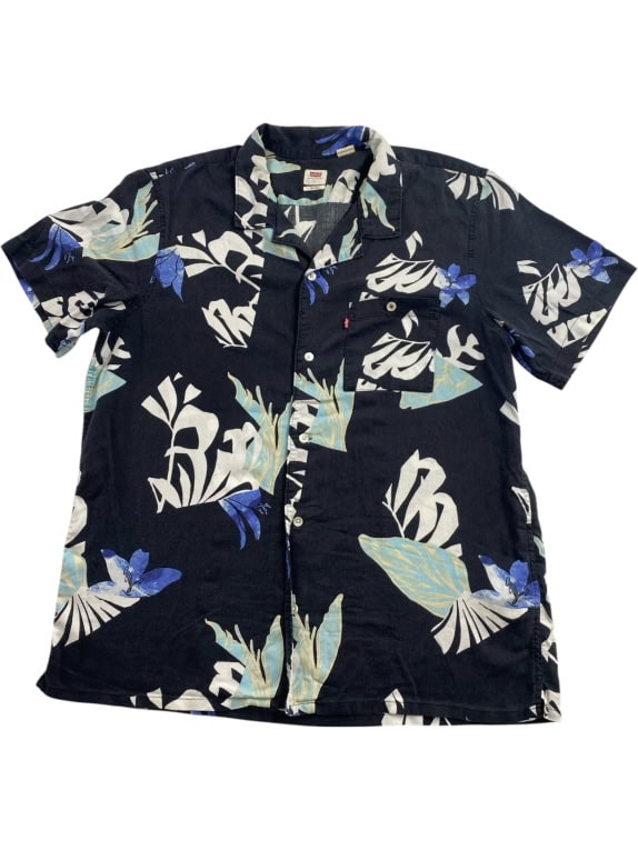 LEVI'S ΠΟΥΚΑΜΙΣΟ ΜΕ FLORAL ΜΟΤΙΒΟ ΜΑΥΡΟ ΑΝΔΡΙΚΟ L