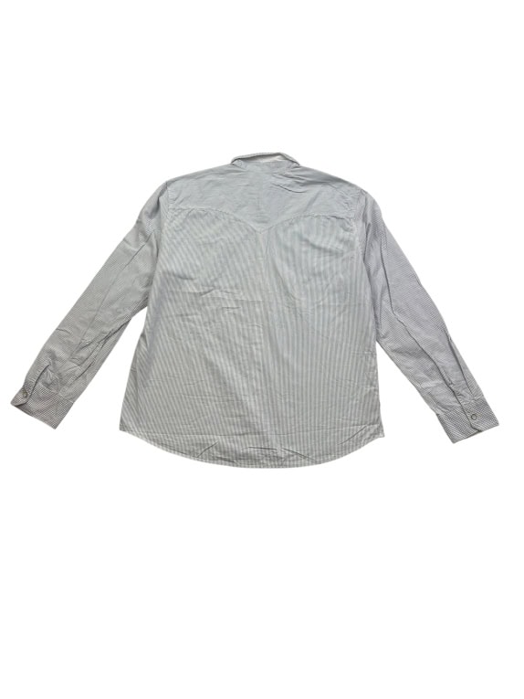 LEVI'S ΠΟΥΚΑΜΙΣΟ STANDARD FIT ΜΕ ΡΙΓΕΣ ΛΕΥΚΟ-ΜΠΛΕ ΑΝΔΡΙΚΟ L