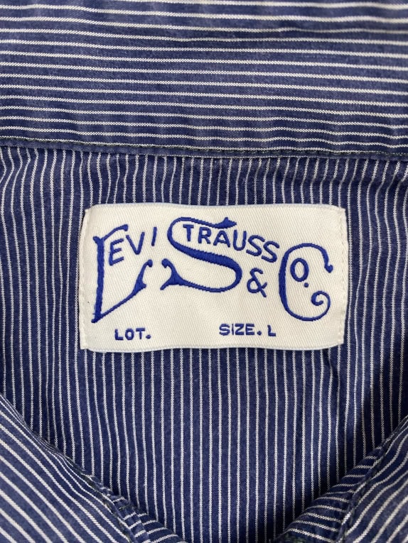 LEVI'S ΠΟΥΚΑΜΙΣΟ WESTERN VINTAGE STYLE ΜΕ LOGO TAB ΜΠΛΕ ΡΙΓΕ ΓΥΝΑΙΚΕΙΟ L