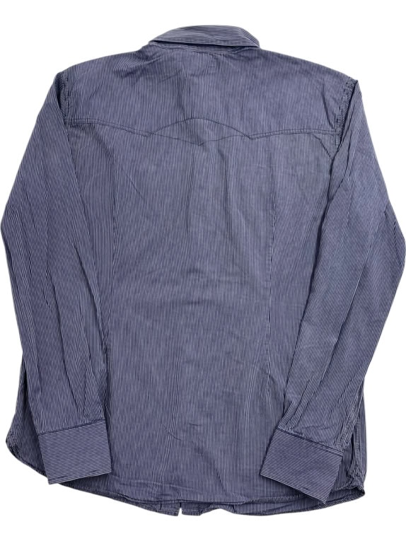 LEVI'S ΠΟΥΚΑΜΙΣΟ WESTERN VINTAGE STYLE ΜΕ LOGO TAB ΜΠΛΕ ΡΙΓΕ ΓΥΝΑΙΚΕΙΟ L