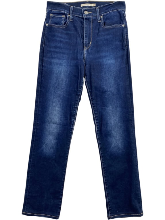 LEVIS PREMIUM JEANS CLASSIC WASHED BLUE WOMEN PRE OWNED XS