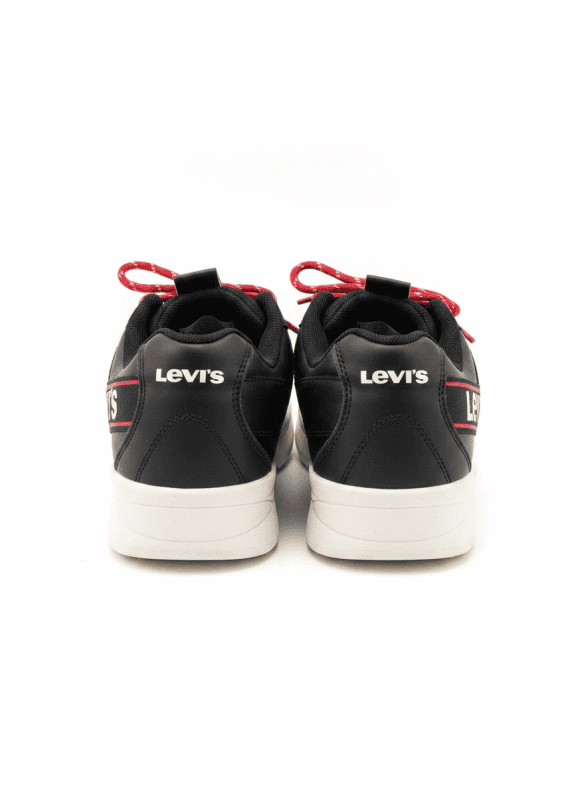 LEVIS SNEAKERS STREETWEAR NERO UOMO PRE OWNED EU 39