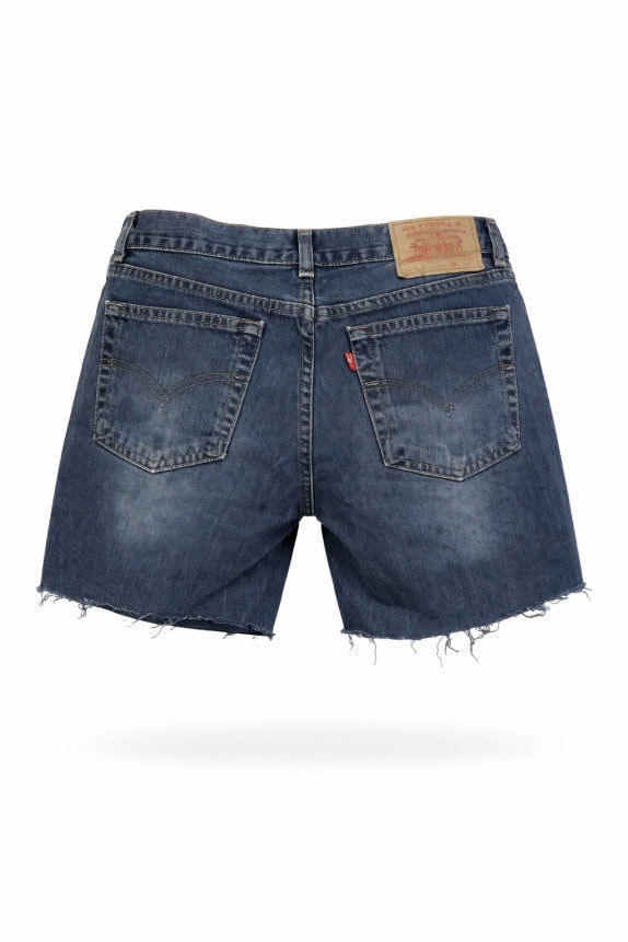 LEVIS STRAUSS & CO DENIM SHORTS VINTAGE WASHED BLU UOMO PRE OWNED S