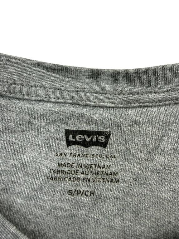 LEVI'S T-SHIRT CASUAL LOGO ΓΚΡΙ ΑΝΔΡΙΚΟ S