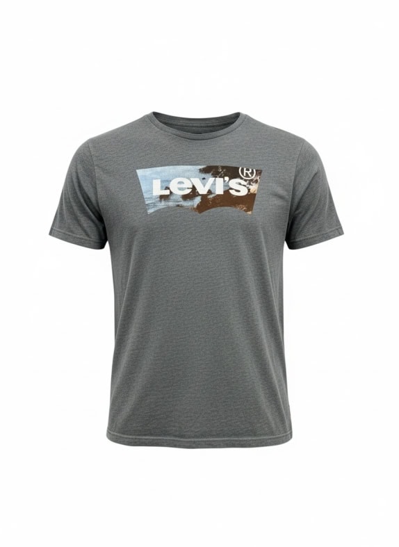LEVI'S T-SHIRT CASUAL LOGO ΓΚΡΙ ΑΝΔΡΙΚΟ S